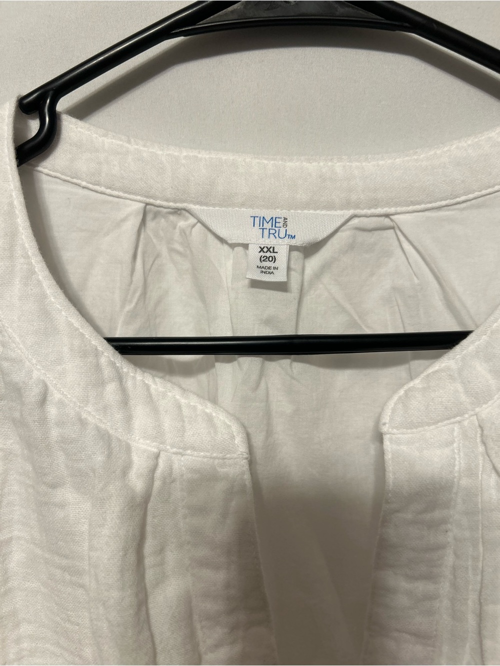 Sleeveless White Tunic Dress - Picture 2 of 6
